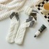 Носки iLikeGift "Бантик и косы", белые, мужские/женские евро размер 37-41