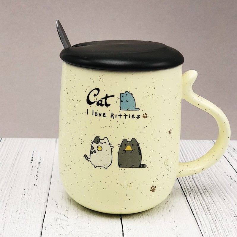 Кружка &quot;I love kitties&quot; (Лапки) (420ml) 