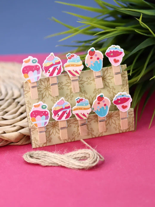 Прищепки ПО ПЛАНУ. &quot;Sweet Cakes&quot;, mix color 