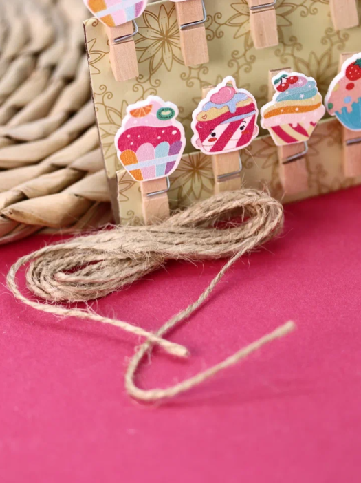 Прищепки ПО ПЛАНУ. &quot;Sweet Cakes&quot;, mix color 