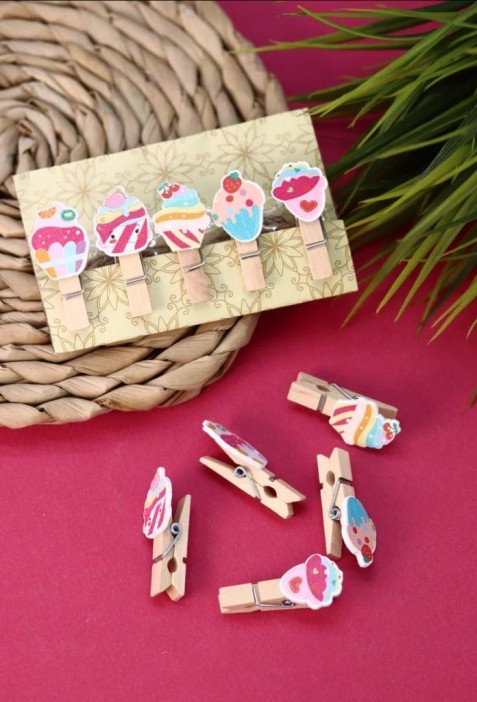 Прищепки ПО ПЛАНУ. &quot;Sweet Cakes&quot;, mix color 