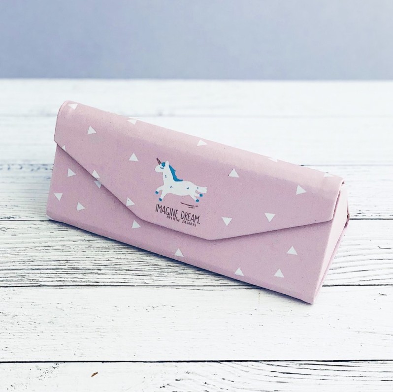 Чехол для очков &quot;Happy unicorn&quot; pink 