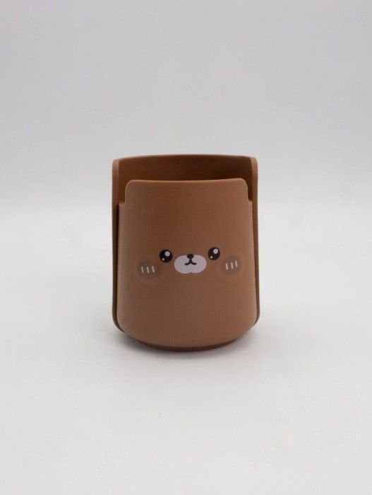 Стакан для канцелярских принадлежностей "Bear", brown 