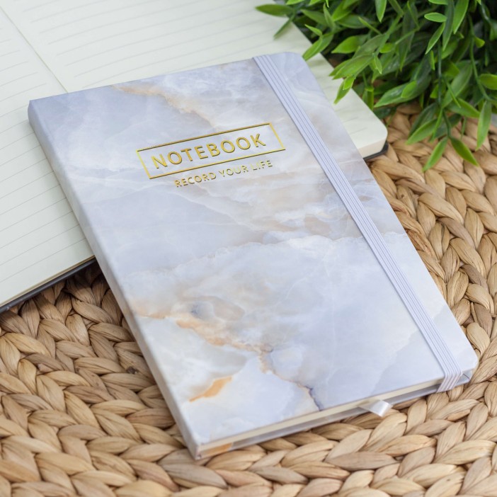 Блокнот (A5) &quot;Record your life&quot; white (14.5*21) 