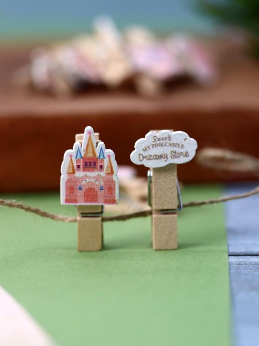 Прищепки "Unicorn fairy tale", mix color 