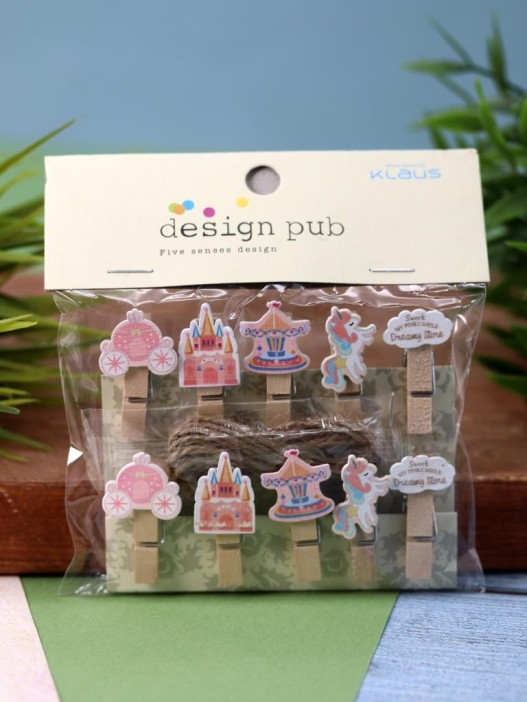 Прищепки "Unicorn fairy tale", mix color 