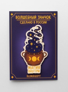 Значок ECO из дерева &quot;Магия внутри&quot;