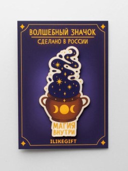 Значок ECO из дерева "Магия внутри"