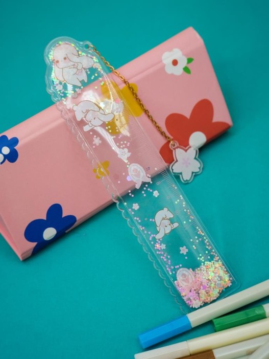 Линейка закладка "Cute hare", mix 