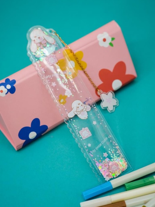 Линейка закладка "Cute hare", mix 