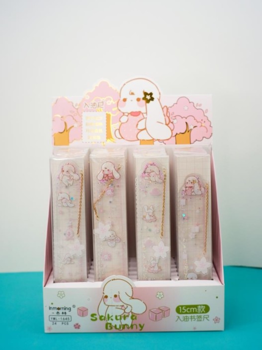 Линейка закладка "Cute hare", mix 