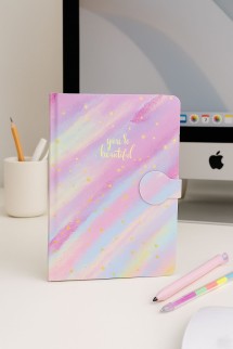 Блокнот (B6) &quot;Pastels stars&quot;, rainbow (18.5*13)