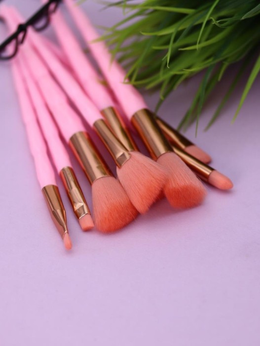 Набор кистей для макияжа &quot;Prism Beauty&quot;, 8 кистей, pink 