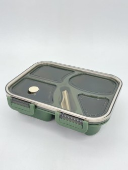 Ланчбокс "Sectional lunch", green