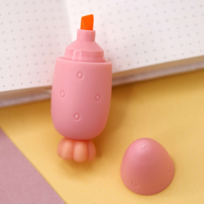 Маркер текстовыделитель "Carrot", pink mix, шоу-бокс 36 шт.