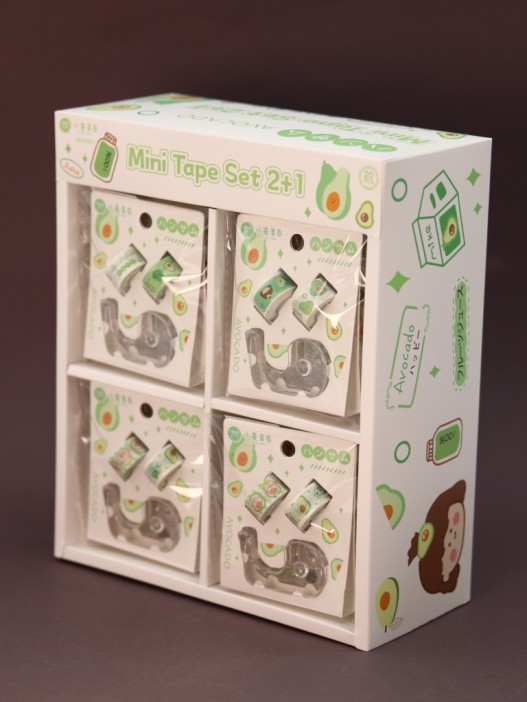 Набор декоративного скотча 2 шт. + диспенсер &quot;Avosmile&quot;, шоу-бокс 20 шт. 