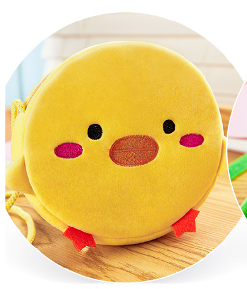 Сумочка плюшевая &quot;Duck&quot;, yellow (16*14 см) 