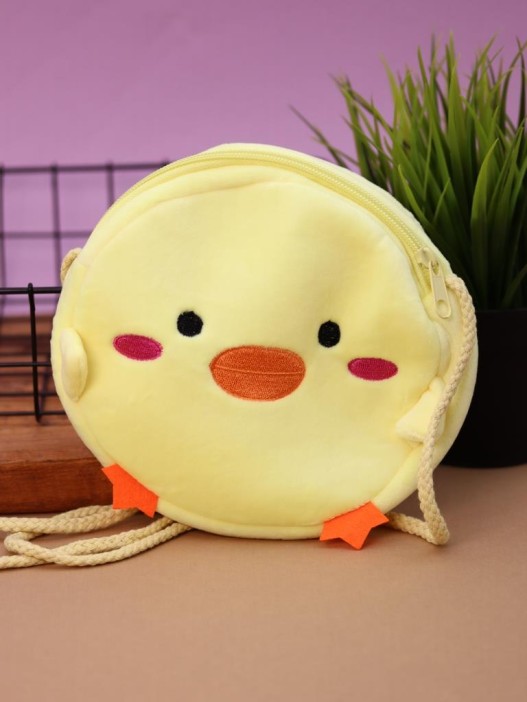 Сумочка плюшевая &quot;Duck&quot;, yellow (16*14 см) 