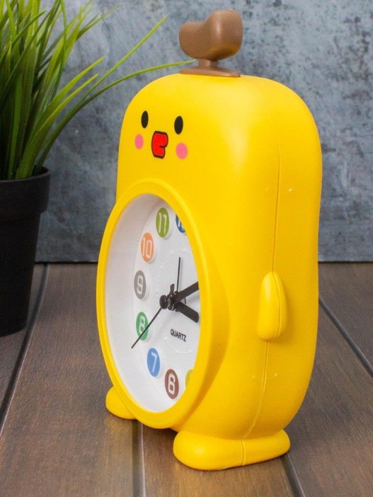 Часы-будильник «Rainbow duck», yellow 