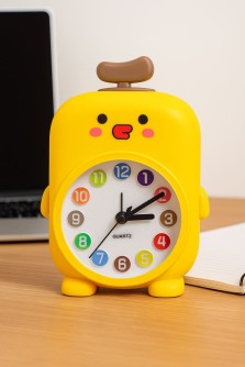 Часы-будильник «Rainbow duck», yellow
