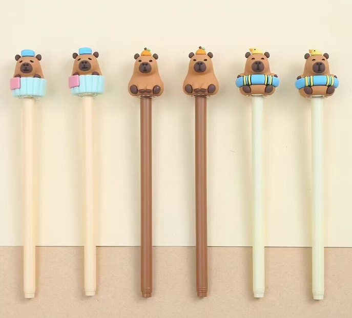 Ручка гелевая &quot;Capybara&quot;, mix 