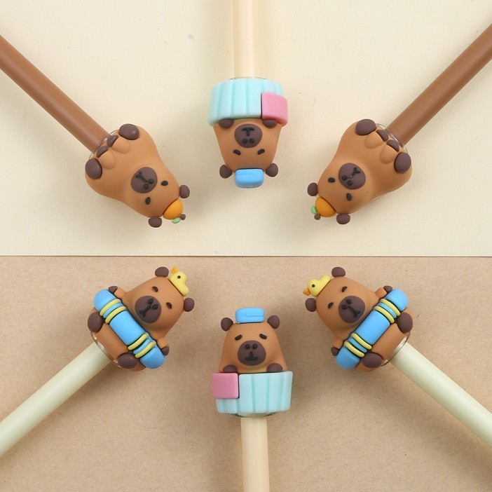 Ручка гелевая &quot;Capybara&quot;, mix 