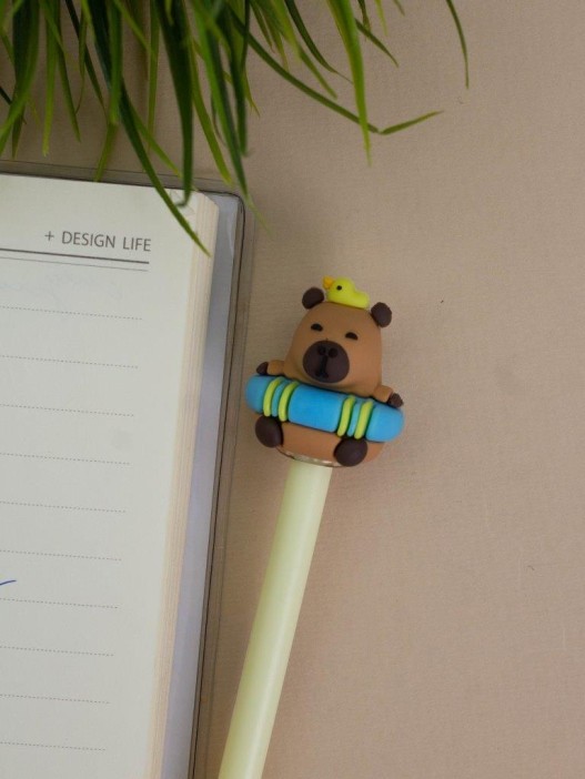 Ручка гелевая &quot;Capybara&quot;, mix 