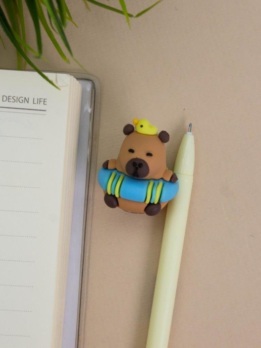 Ручка гелевая &quot;Capybara&quot;, mix 