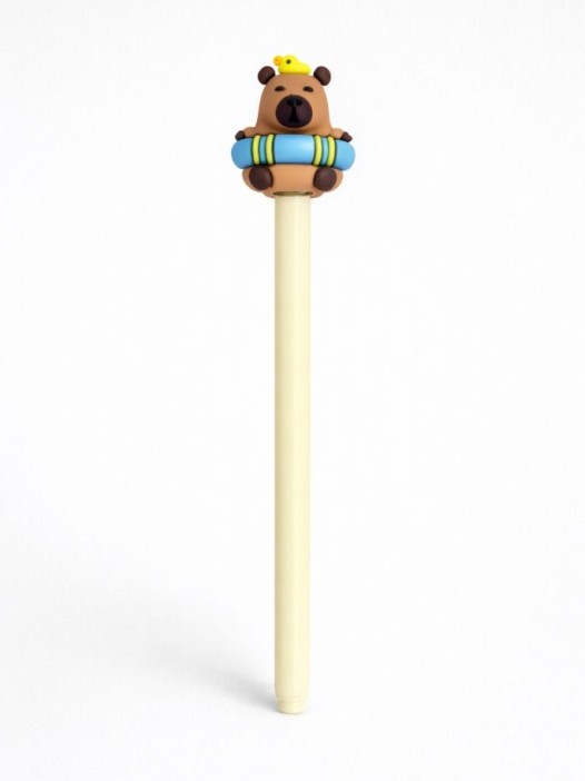 Ручка гелевая "Капибара", микс 