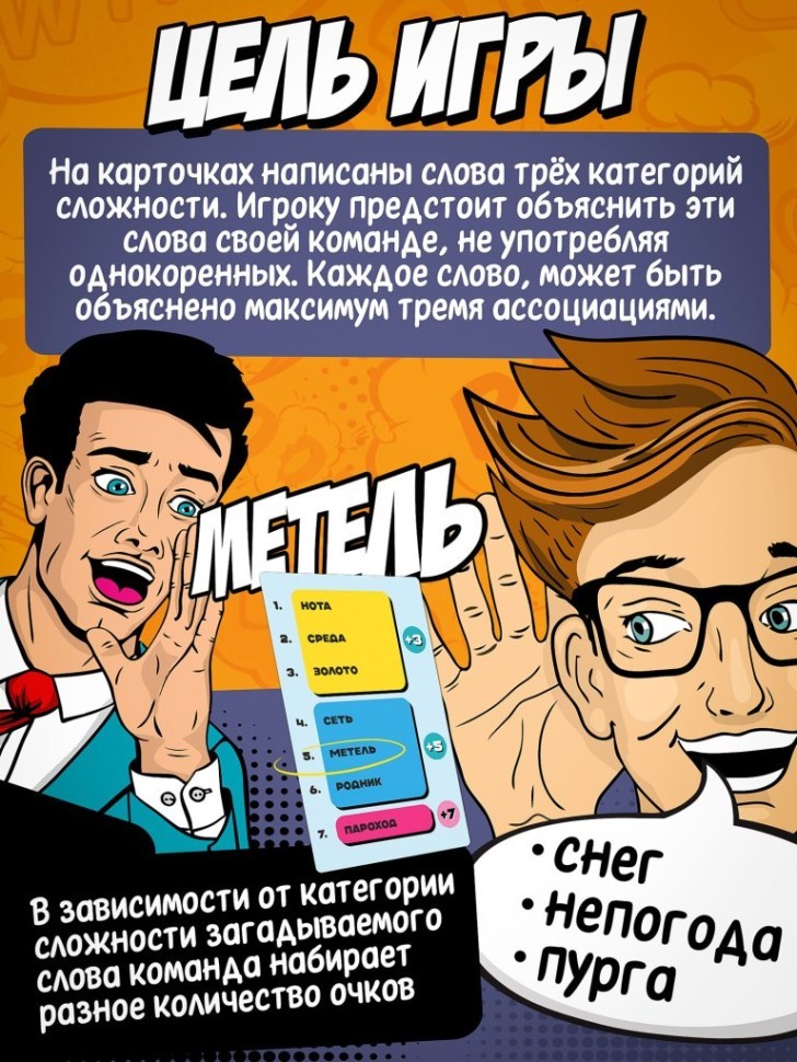 Игра настольная карточная "Пойми меня"