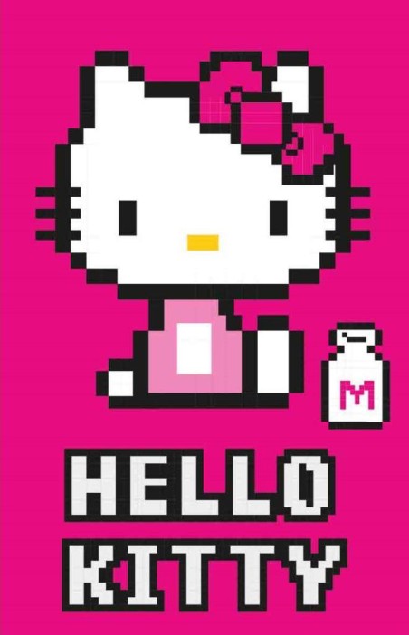 Блокнот А7 "Hello Kitty-4", 65*98мм, клетка, 40л, 200 гр/м2 