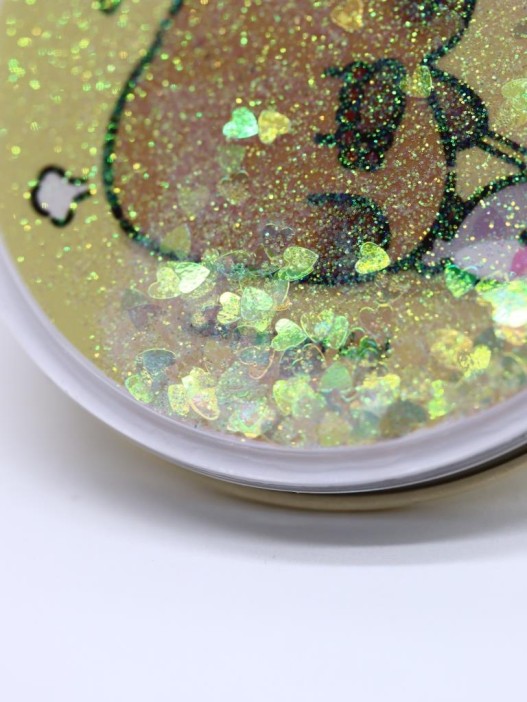 Зеркало шейкер раскладное &quot;Capybara&quot;, жёлтое, 7*7 см 