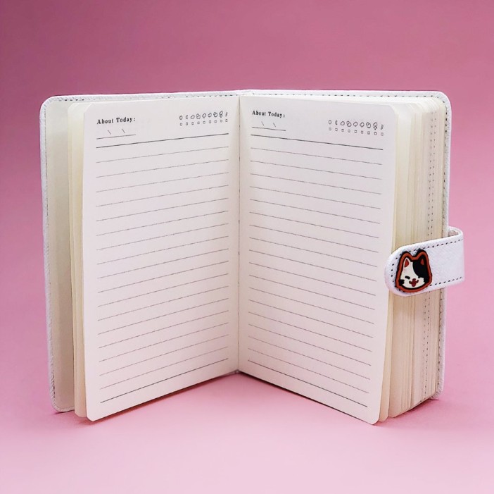 Блокнот &quot; Matte cat&quot;, white 