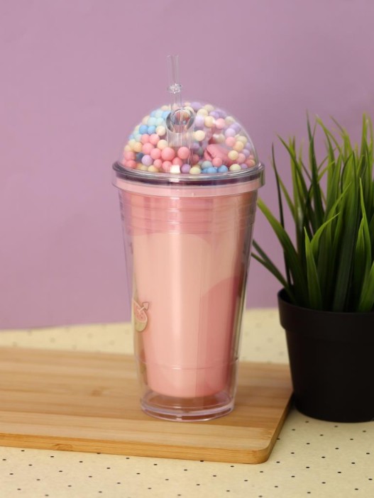 Тамблер iLikeGift &quot;Capybara watermelon&quot;, red (450 мл) 