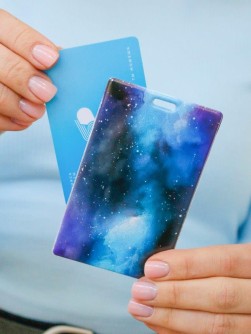 Держатель для карт "Звездное небо" (6,5 х 10,4 см)