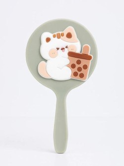 Зеркало "Cocktail kitty", grey