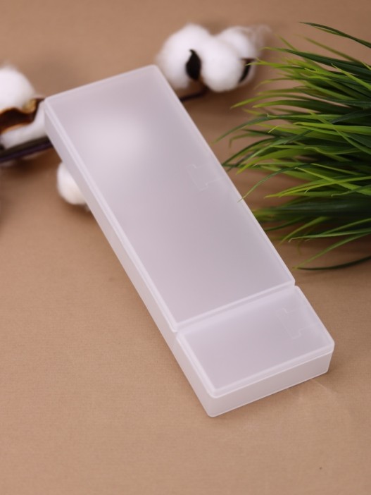 Пенал "Пластиковый квадрат", белый 