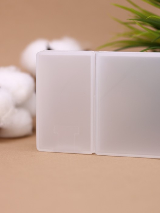 Пенал "Пластиковый квадрат", белый 