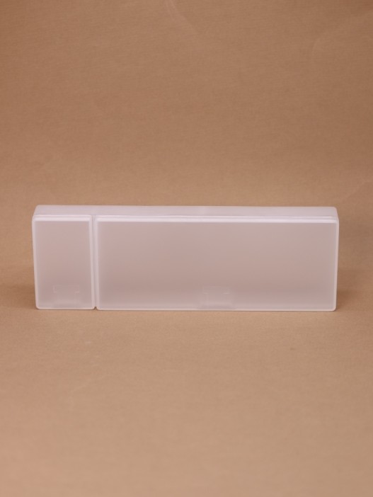 Пенал "Пластиковый квадрат", белый 