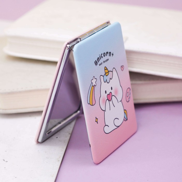 Зеркало &quot;Cat-unicorn&quot;, blue-pink 