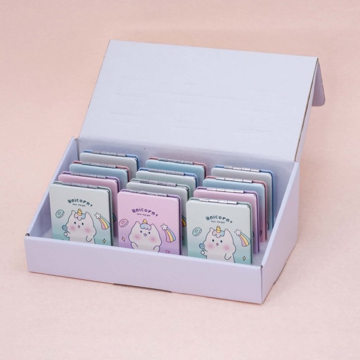 Зеркало &quot;Cat-unicorn&quot;, blue-pink 