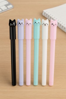 Ручка "Eared happiness" mix, шоу-бокс 48 шт.