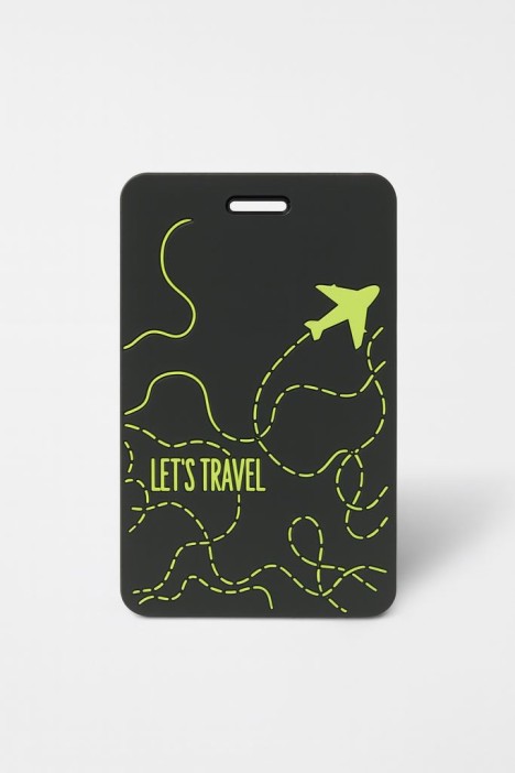 Бирка для багажа "Let's travel" 