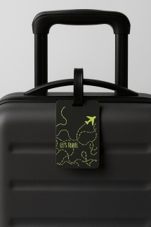 Бирка для багажа "Let's travel"
