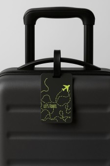 Бирка для багажа "Let's travel"