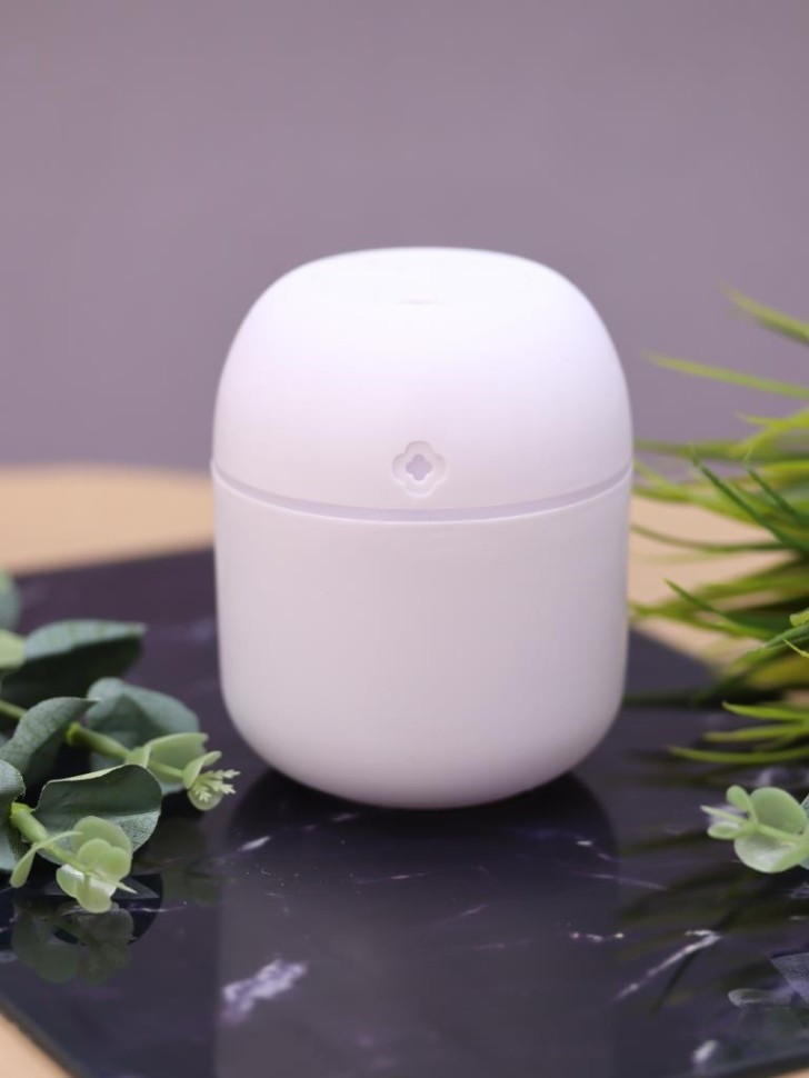 Настольный увлажнитель воздуха-ночник iLikeGift "Цветы",белый(портативный, USB)