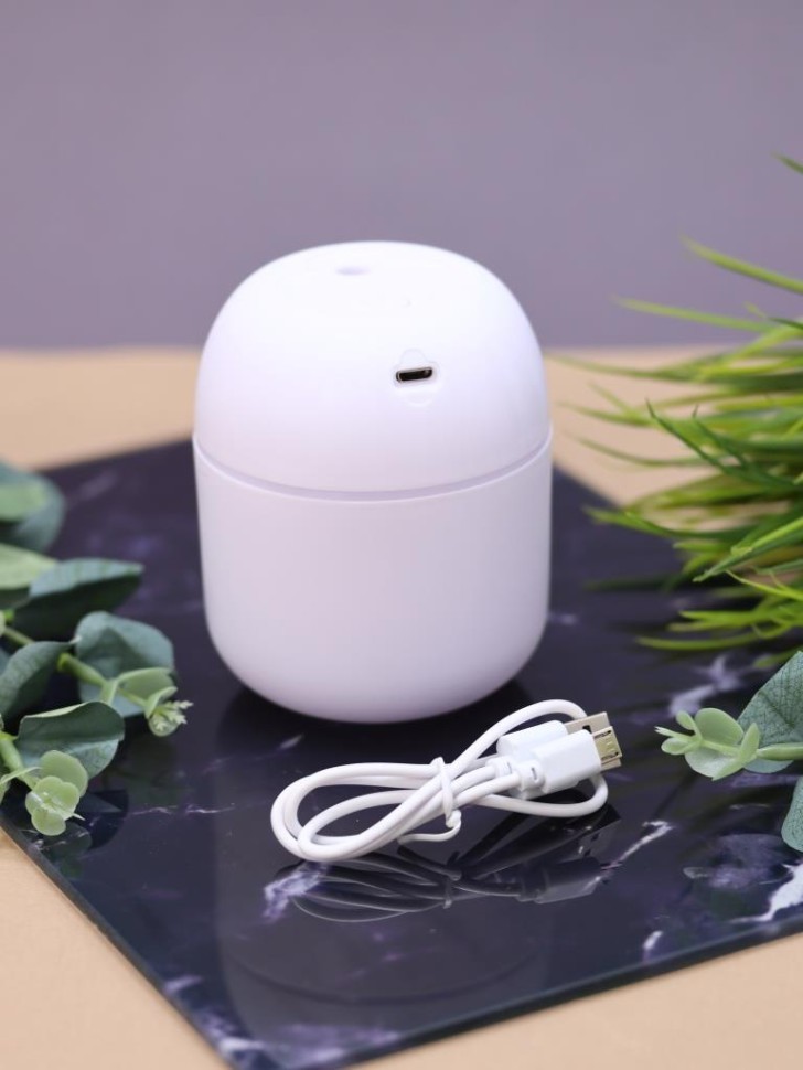 Настольный увлажнитель воздуха-ночник iLikeGift "Цветы",белый(портативный, USB)