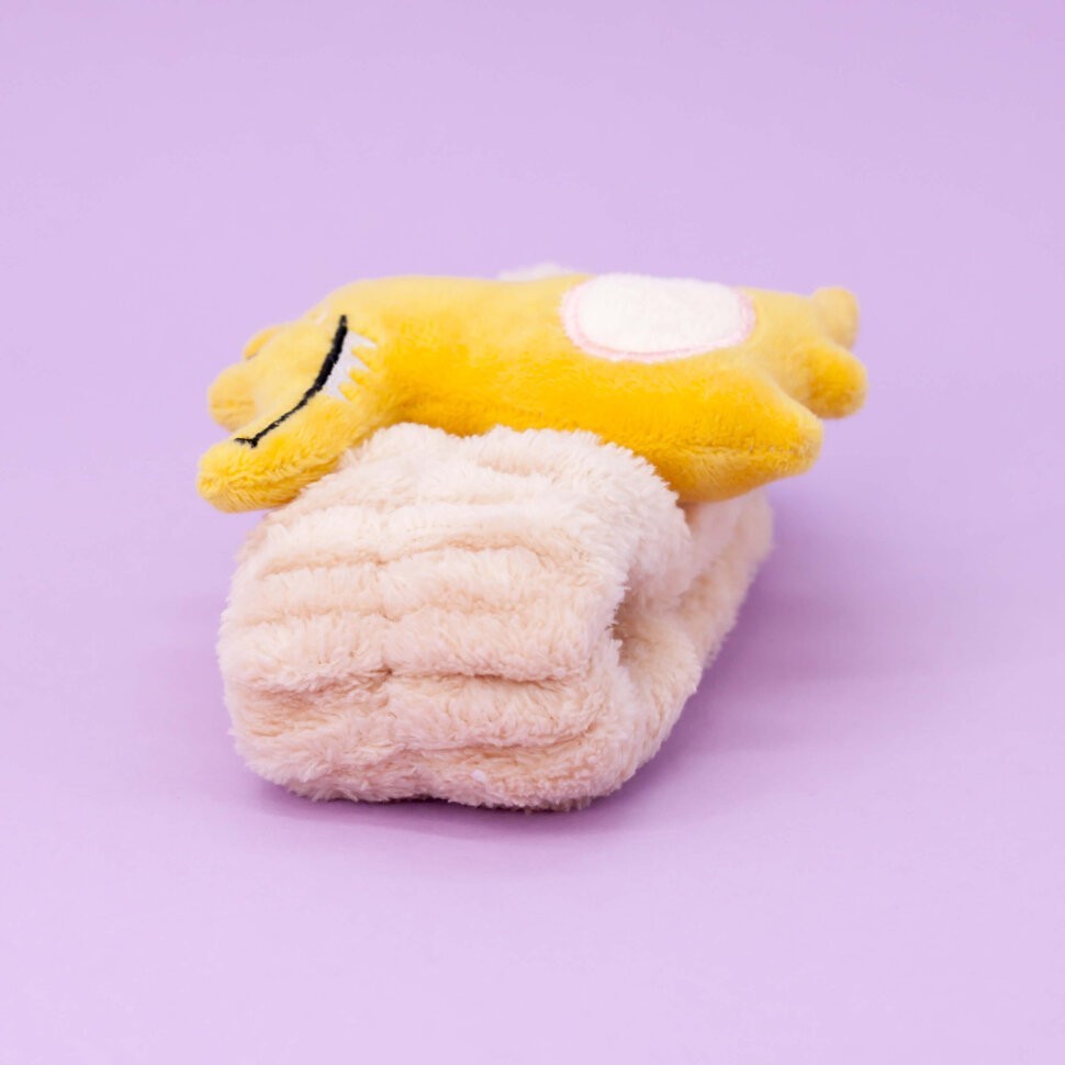 Повязка на голову "Crocodile", white