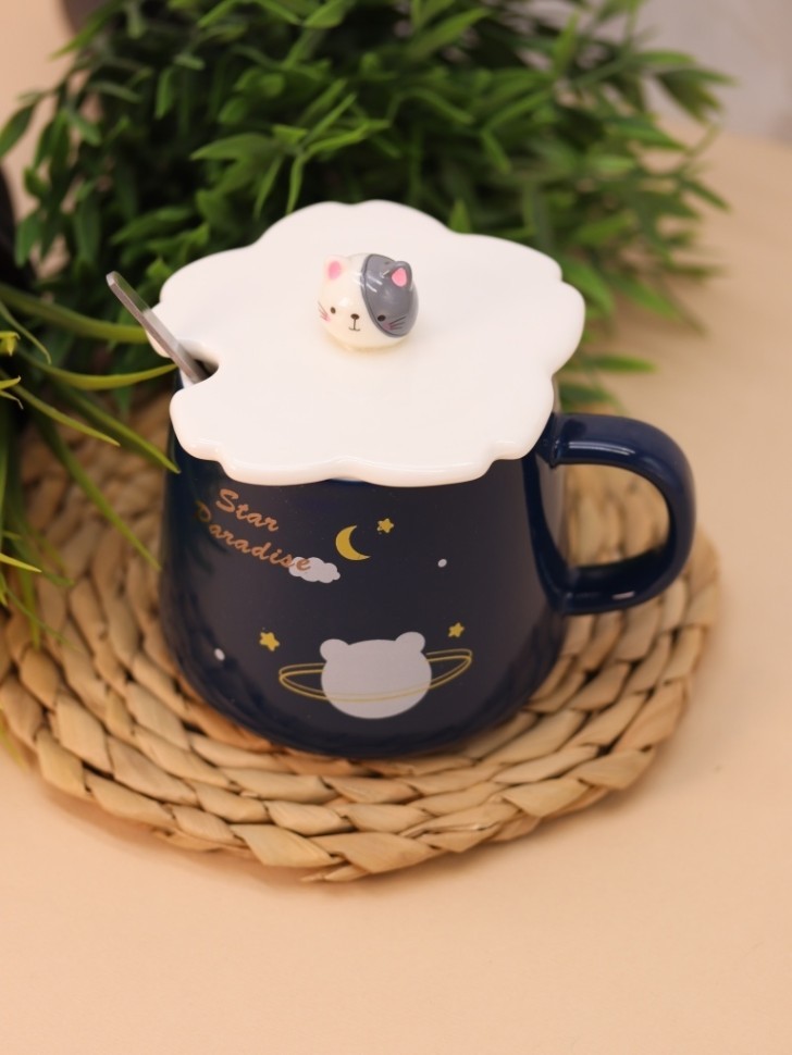 Кружка "Dream animal cosmos", blue (480 мл)