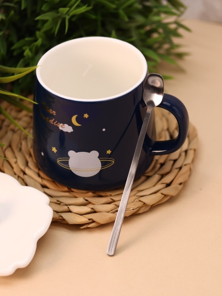Кружка "Dream animal cosmos", blue (480 мл)
